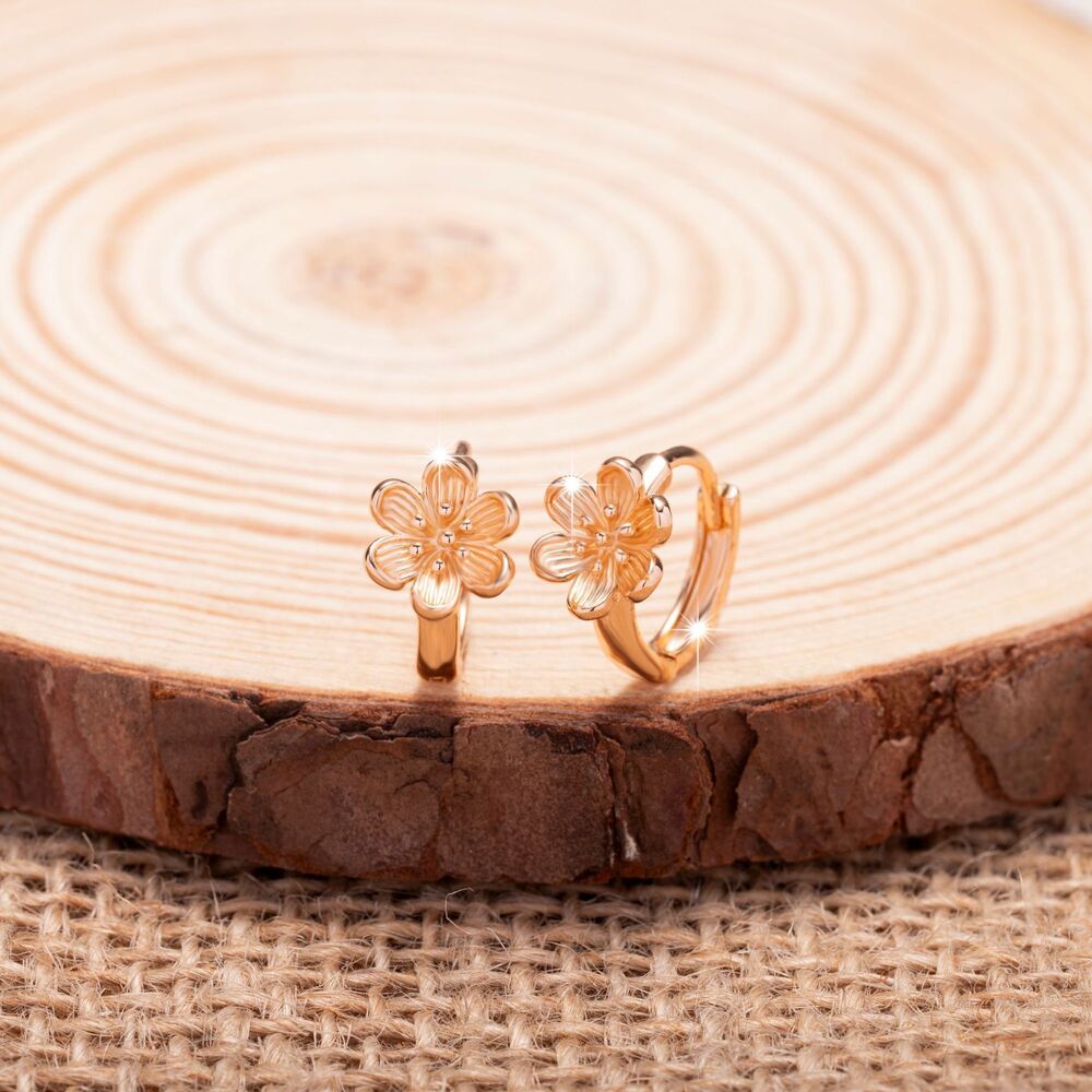 Delicate and petite openwork cross earrings